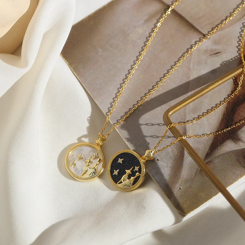 Buy 925 Sterling Silver Necklace,Zodiac 