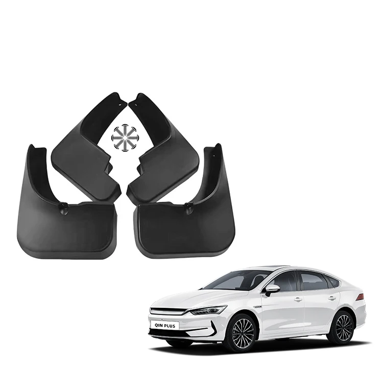 Easy Installation of Car Mudguard Splash Guards Pp Plastic Guard Flap Mud for Byd Qin Plus Accessory