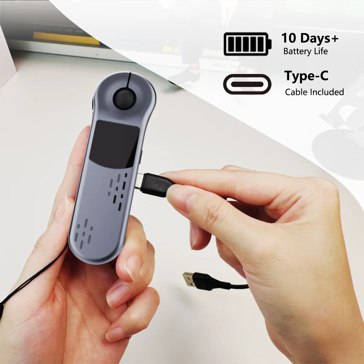 OEM Phone Tablet PC Remote Mouse with Laser Pointer Bluetooth Controller Wireless Clicker for TikTok Presentation Video