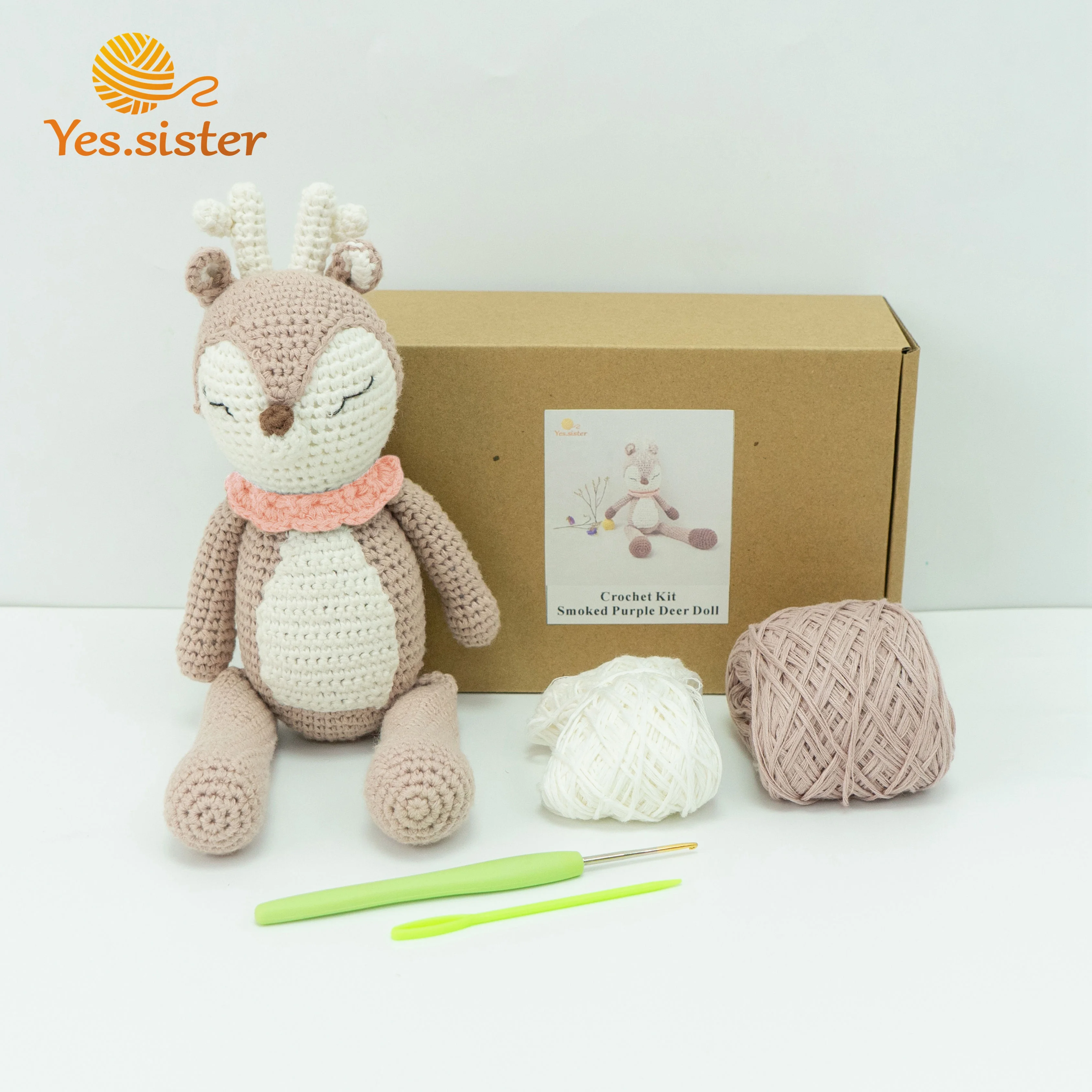 Yes sister Crochet Kit for Beginners Crochet Kit Animals with Easy  Crocheting