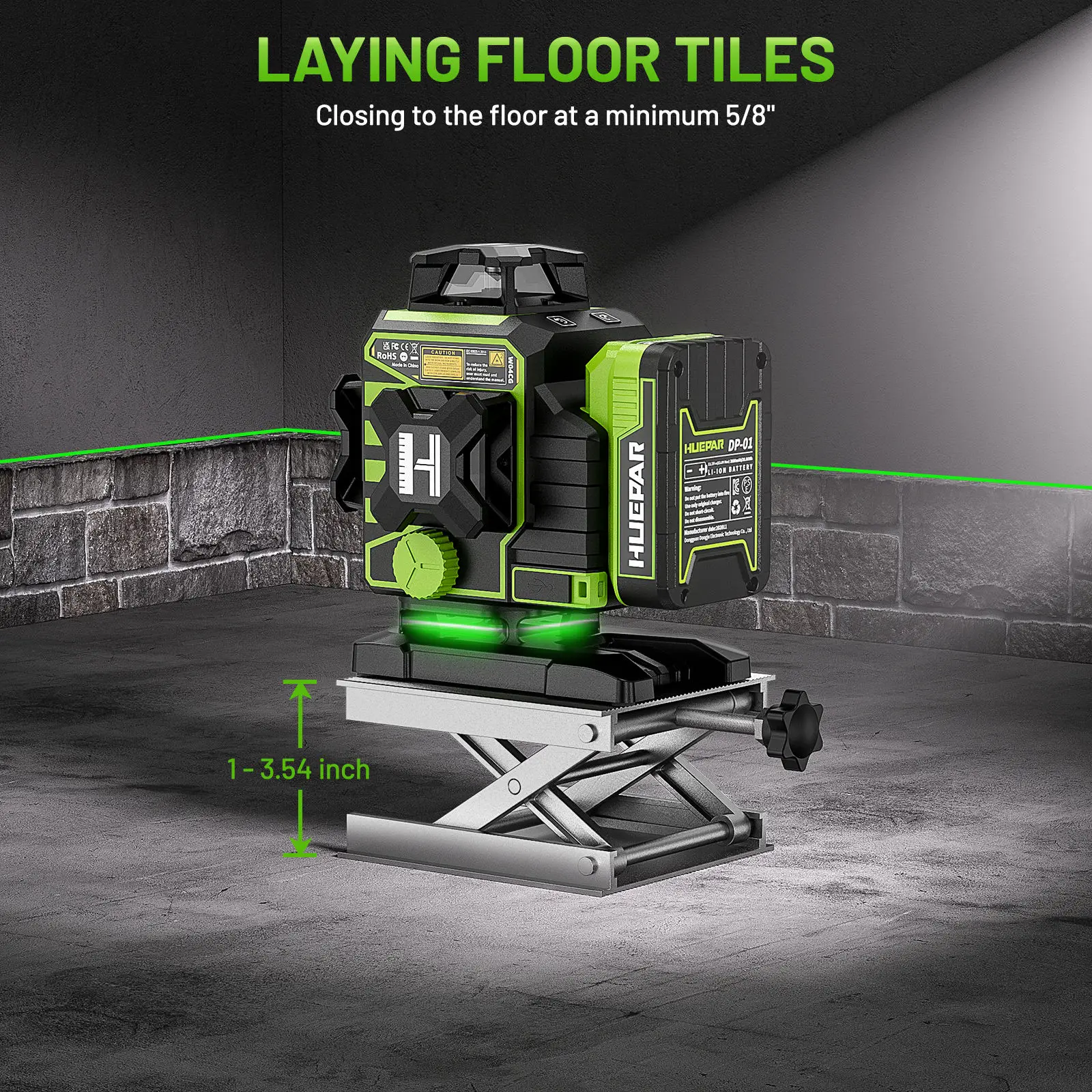 レーザーレベル Amazon | Firecore ローテーティングレーザー 高精度 レーザー 自動整