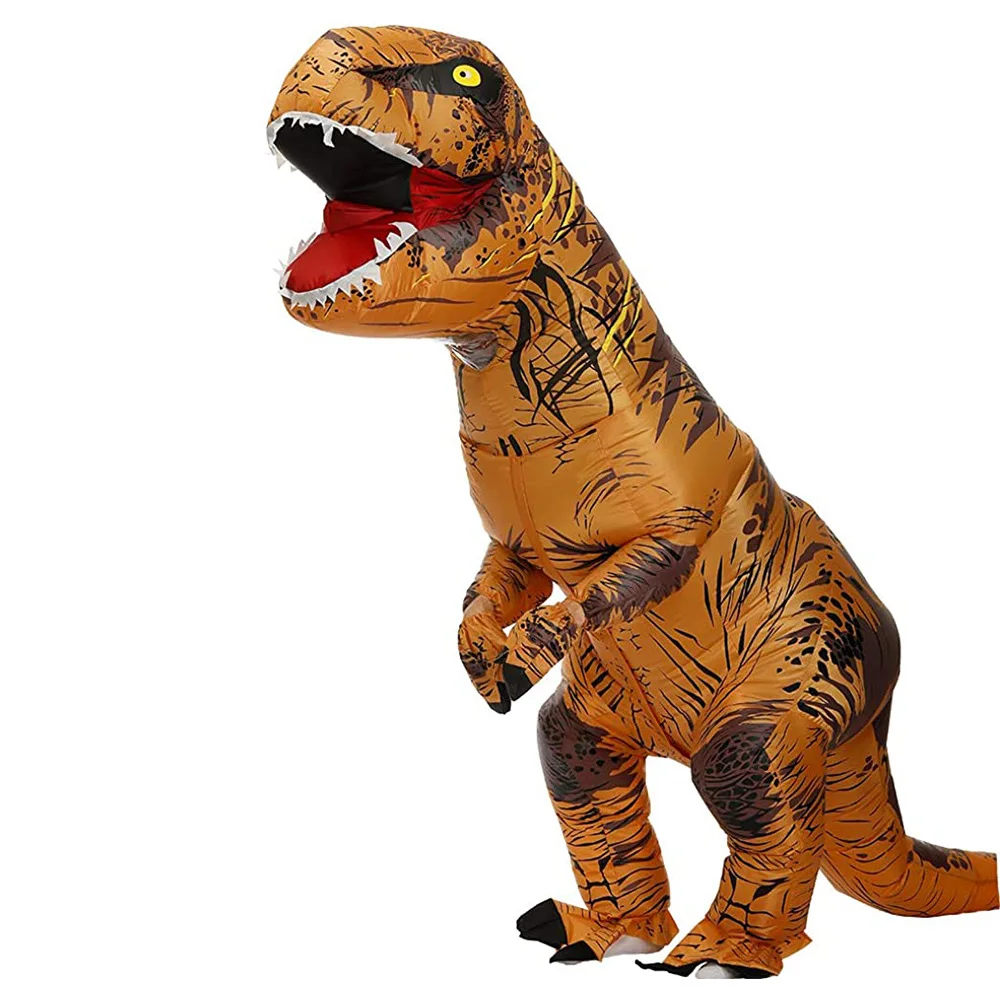 T-rex Dinosaur Costume Inflatable Dragon Suit Body Inflation T-rex Chub ...