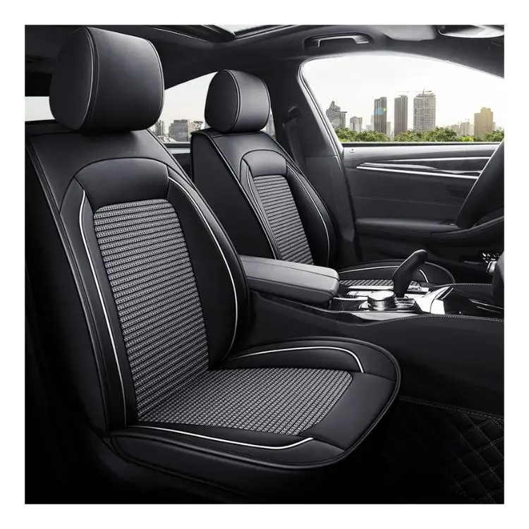 Ice Silk Business Suede Car Seat Covers for Focus Jetta Chevrolet