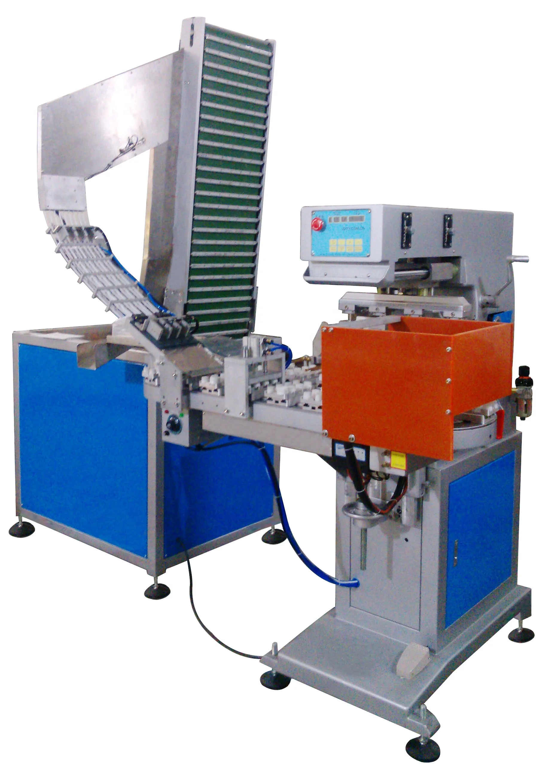 Automatic 4 Color Multicolor Bottle Water Plastic Aluminum Caps Pad Printer Printing Machine