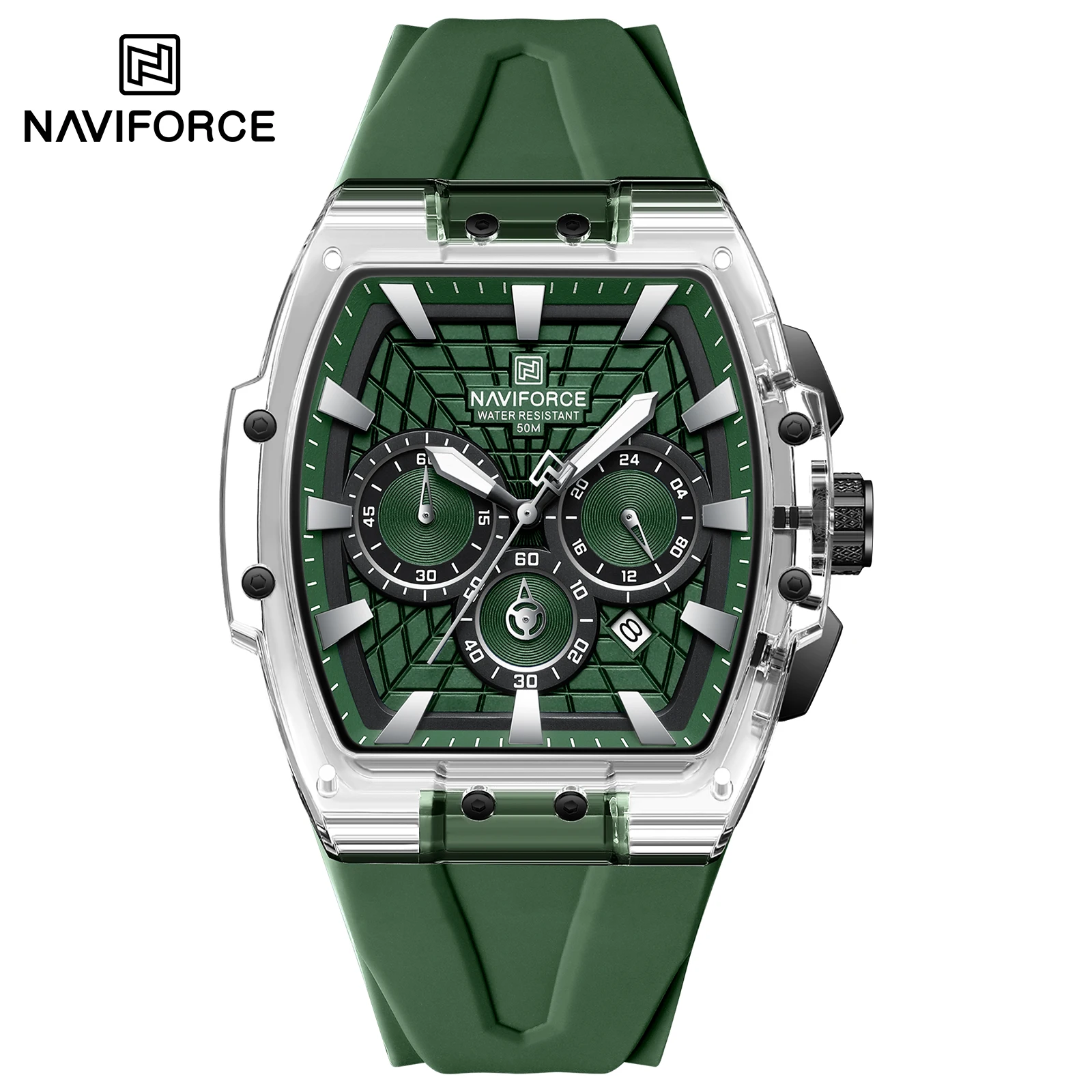 NAVIFORCE 6113 Men's Chronograph Watch, Waterproof