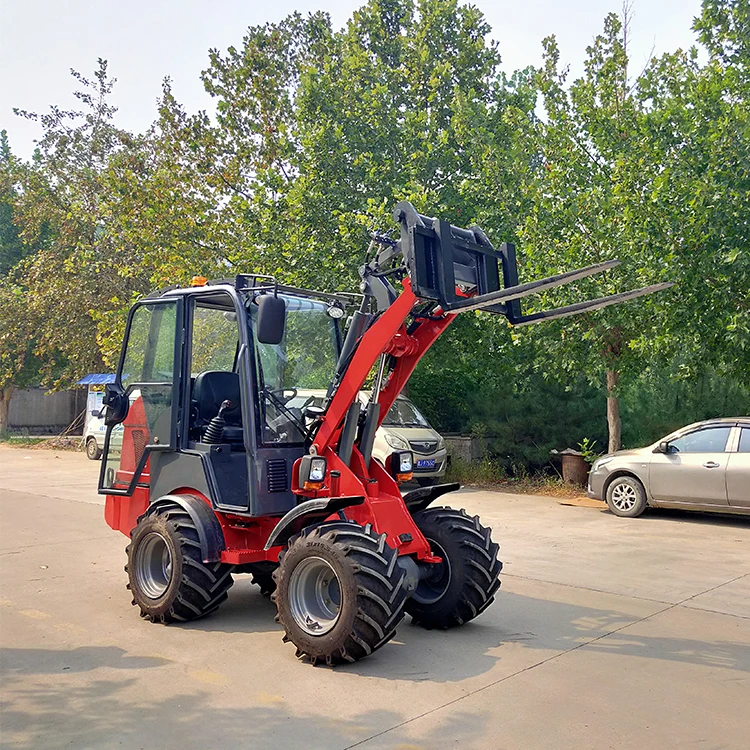 Optional Euro V Engines Articulated Mini Front End Wheel Loader DY35