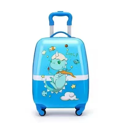 MARKSMAN Hot Selling 19inch Kid Trolley Bag School Bags with Stationery  Cartoon Trolley Bag Set Children Luggage