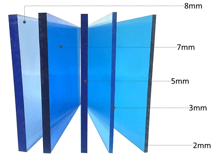 Impact Resistant Eco-Friendly Polycarbonate Solid Sheet with More Than 5 Years Warranty for Modern Mall Applications