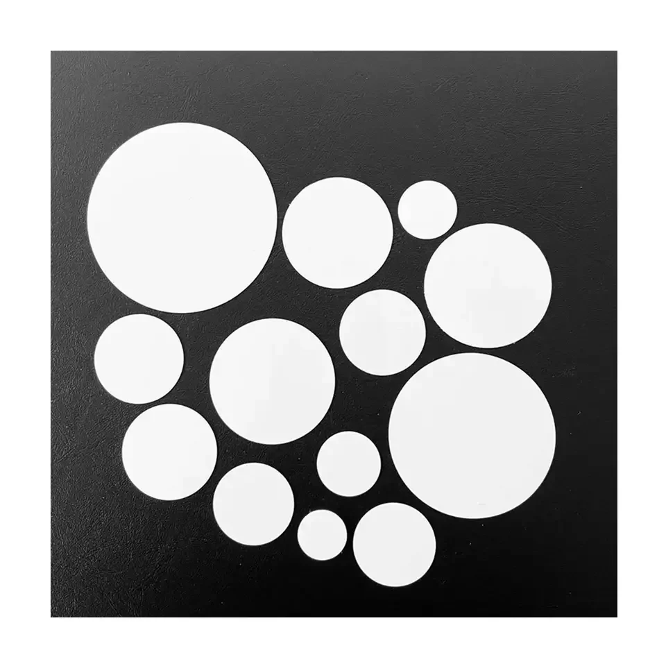 Aluminium Sublimation Blank Disc Round Sublimation Metal Sheet Necklace Blanks Disk for Jewelry Pendants Insert