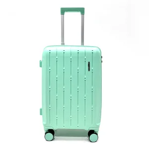 20 Inch Suitcase Custom logo PP Zipper Password Trolley Suitcase Four-piece Set Spinner Wheel Boarding Suitcase Three-piece Set