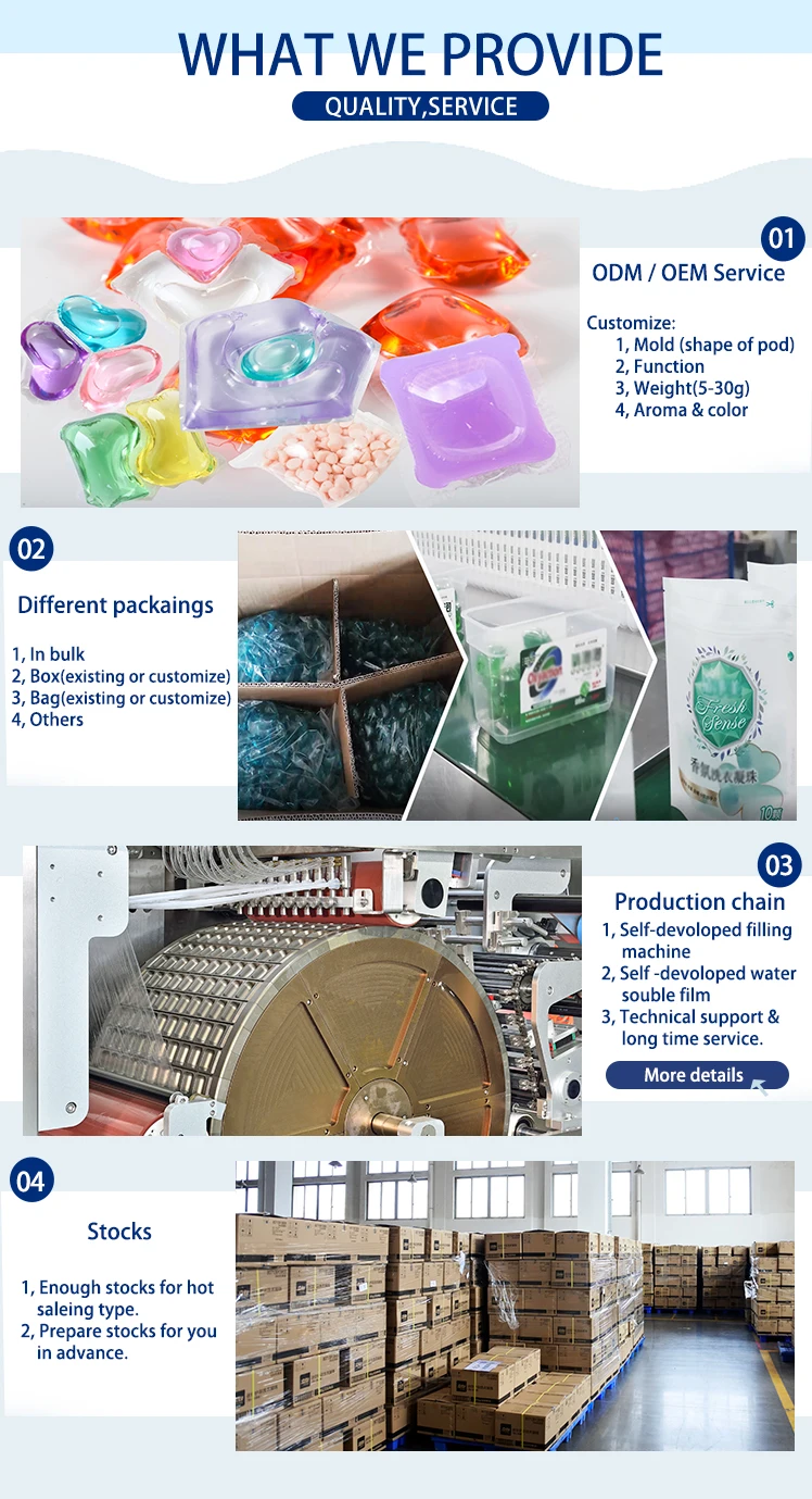 Liquid detergent laundry pods detergent capsules washing pods
