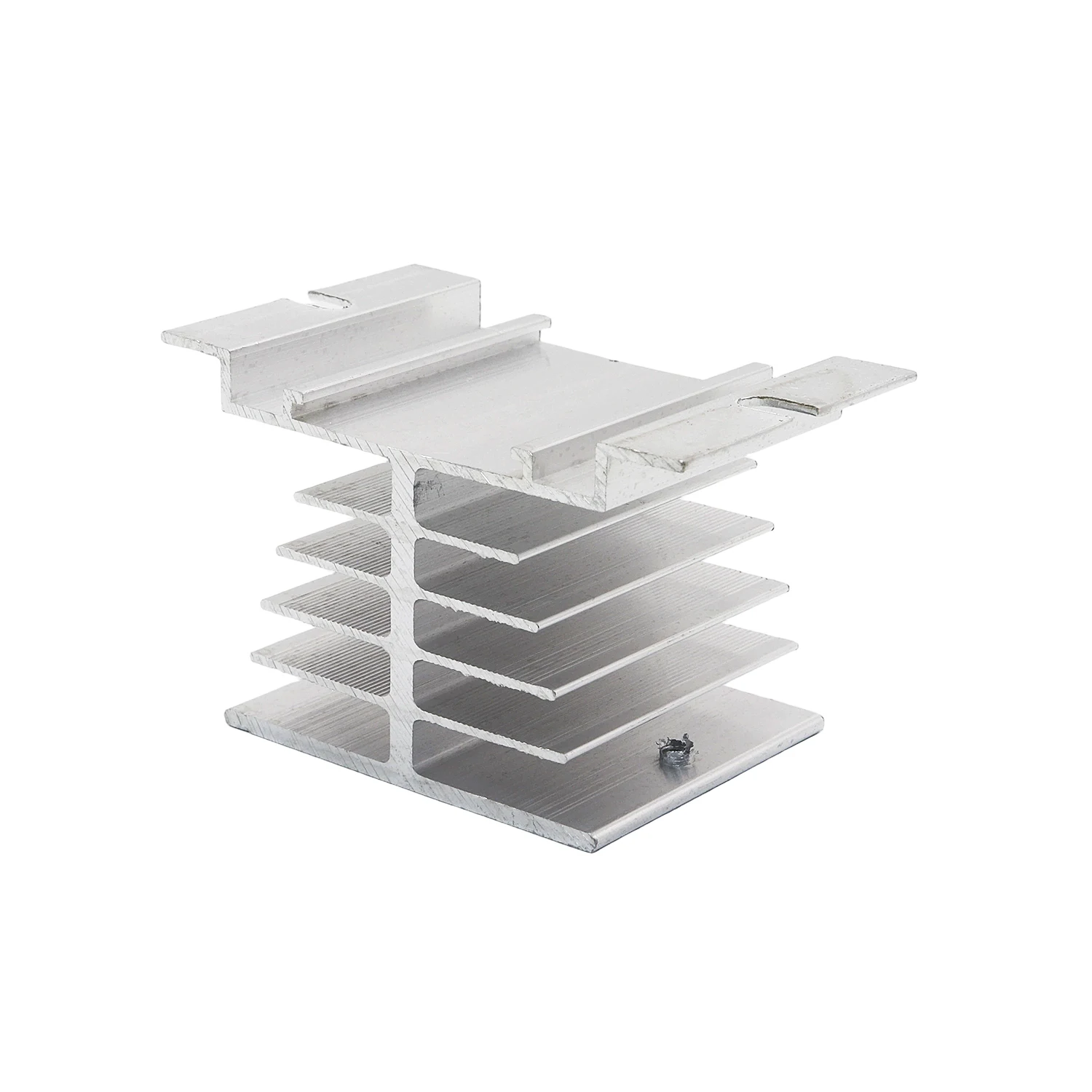 Aluminum Extrusion Heat Sink Base for Solid State Relay SSR, Industrial High Heat Dissipation Heatsink
