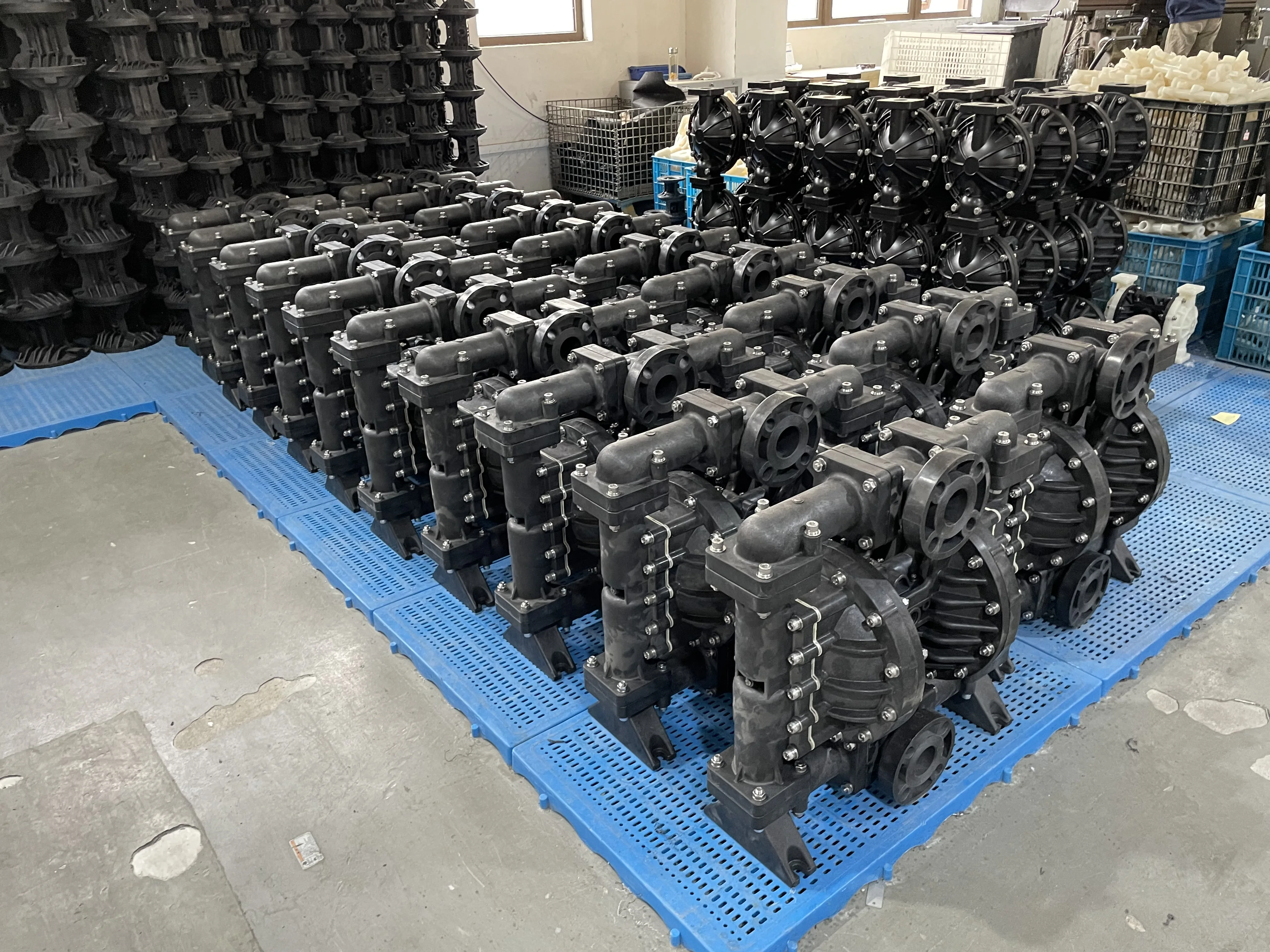 MK Series Aluminum Alloy Polypropylene Flap Valve Diaphragm Pump Sample for Waste Water Industry