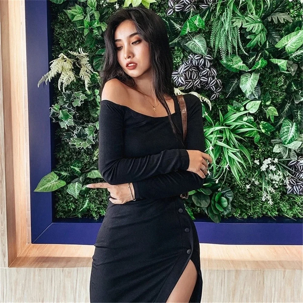 Western Style Off Shoulder One Piece Girls Party Dresses New Fashion Long Sleeve Evening Dress Buy Off Shoulder Dress Long Sleeve Evening Dress One Piece Girls Party Dresses Product On Alibaba Com