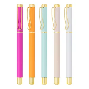 High Quality Wholesale Metal Refills Bling Dynamic Student Stationery Ballpoint Pen with Flash Effect