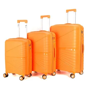 Wholesale Custom Multicarry Travel Luggage Sets New Design Large 4-Wheel Suitcases with Cloth Handle Spinners Unisex 4 PCS