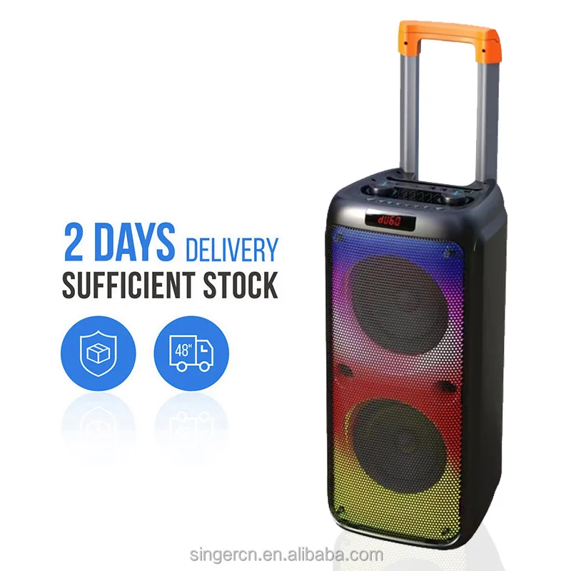 DR-8833 Flame Light Boombox Outdoor Waterproof Speakers