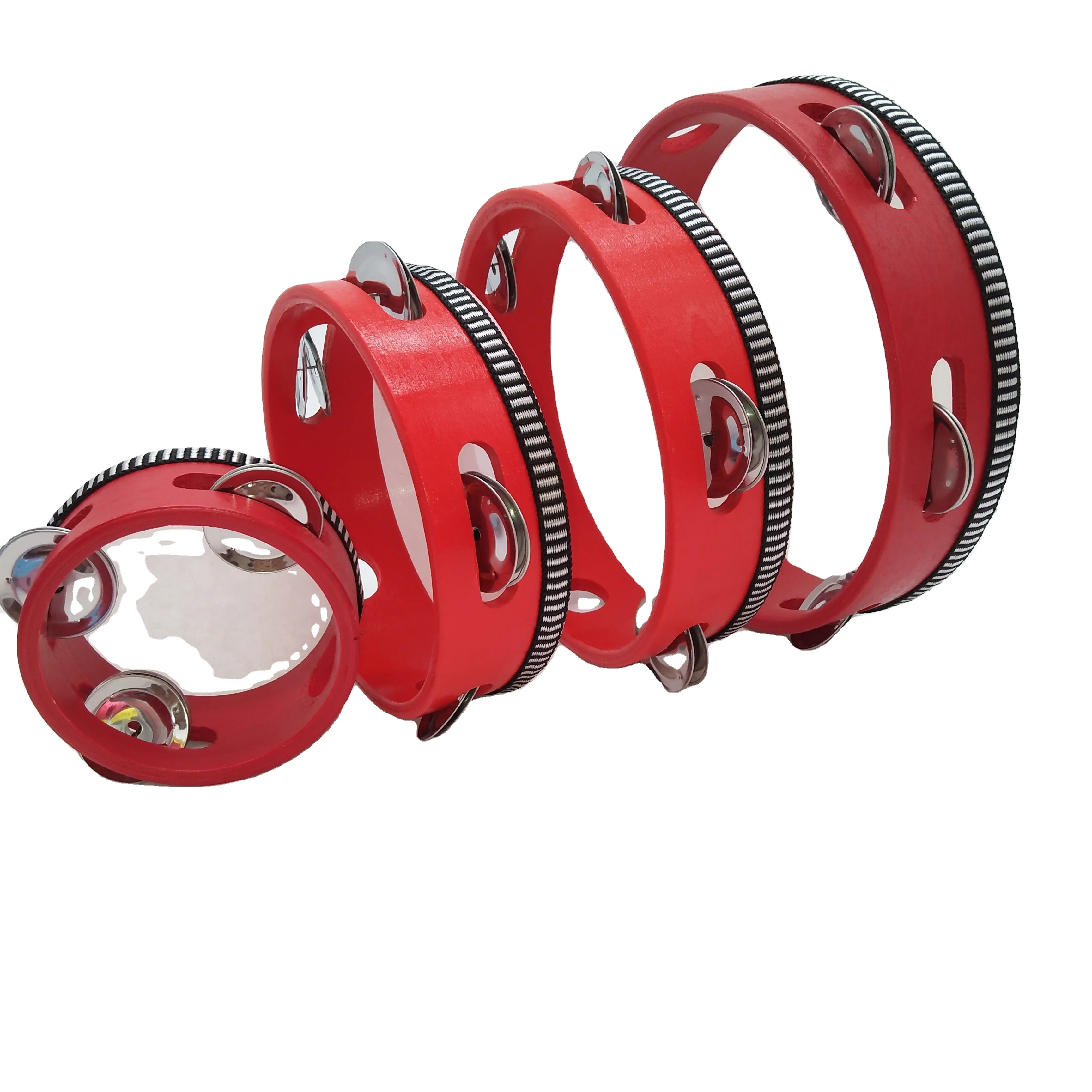 Wholesale Manufacture Customized Mini Wooden Tambourine 10cm Tambourine