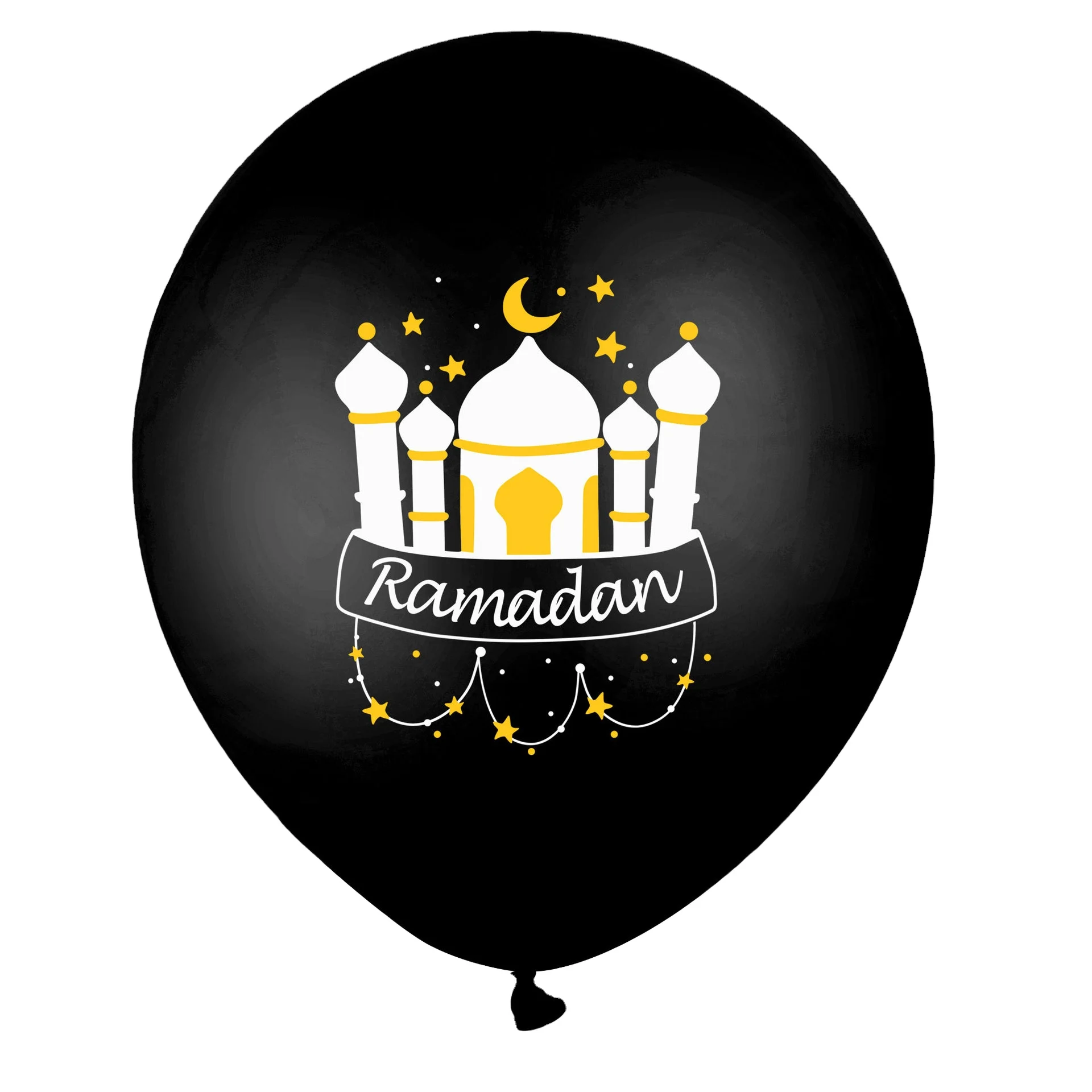 Ramadan Conjunto de globos decorativos con purpurina para decoración de bodas 10 en casa y otros suministros de fiesta 