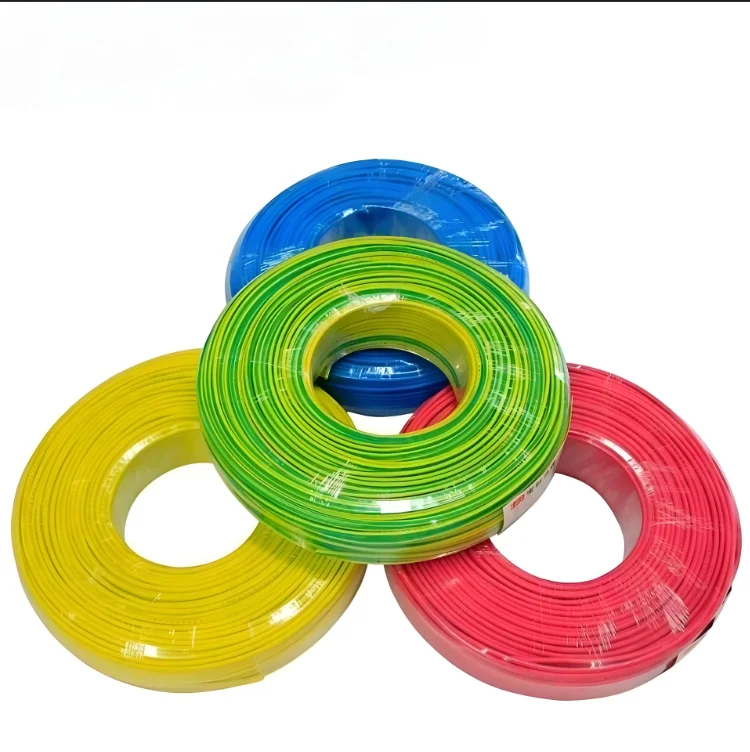 Bvvb Vlamvertragende 1.5Mm 2.5Mm 6Mm Pvc Platte Omhulde Draad Koperen Kern Goedkope Prijs Pvc Geïsoleerde Kabel 2.5Mm Draad Huis Draad