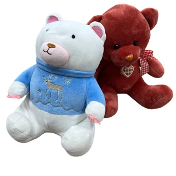 OEM/ODM Burgundy Bear Stuffed Animal Toy Creative Plush Keychain Wholesale Supplier