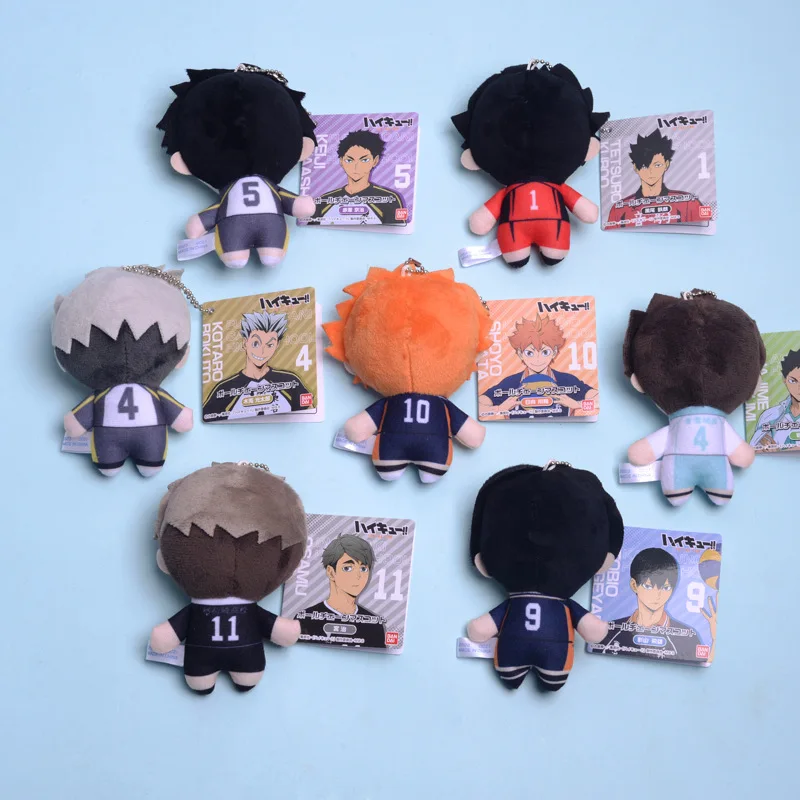 10cm Haikyuu Plush Toy Hinata Shoyo Yu Nishinoya Tobio Kageyama Kozume Kenma Oikawa Tooru Plush 1118