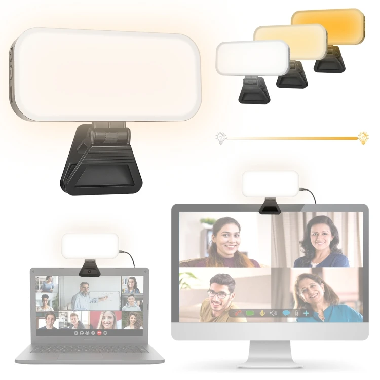V01 Digital LED Fill Light Pocket Portable Fill Light Handheld Photography Photo Live Broadcast Selfie Lighting for Phone Camera