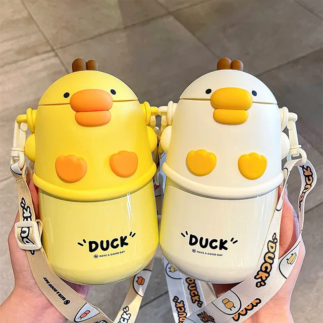 Dudu Duck High Beauty Student Cute Warm Cup