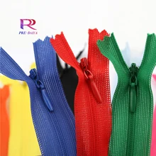 No.3 Lace Invisible Zipper C/E With Waterdrop Slider 40/50/60cm 2.8cm Width, Eco-Friendly Zipper for Dresses/Pillows/Cushions