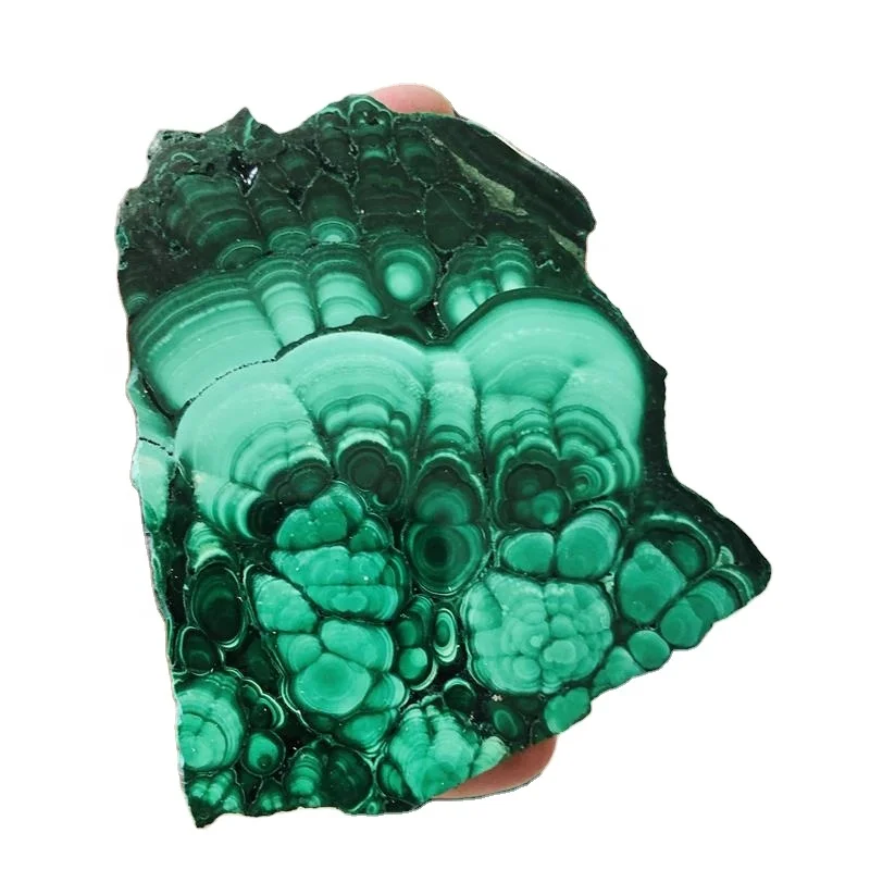 polished malachite