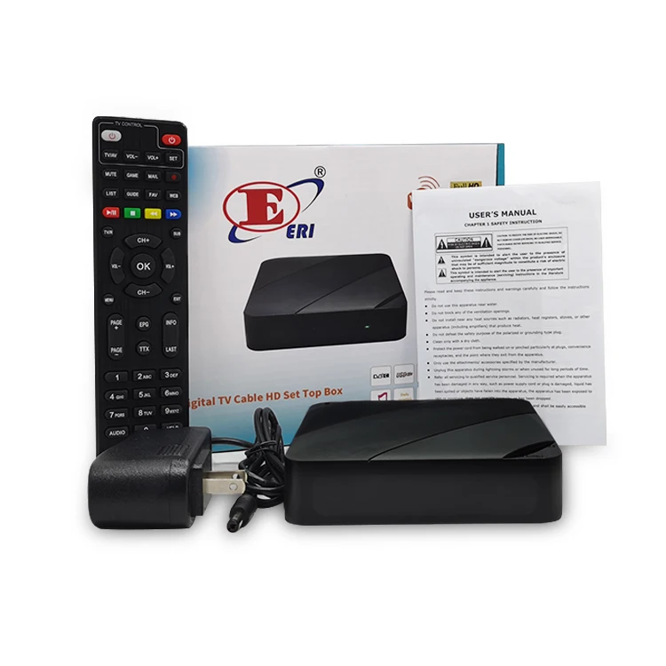 Comprehensive and Expert Technical Assistance CAS Support MPEG4 H.264 HEVC H.265  Digital DVB C Descrambler Cable Tv Decoder Box