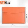 Bolsa para documentos de tapa blanda A4-naranja-rojo [Puede contener hasta aproximadamente 100 hojas de papel A4]