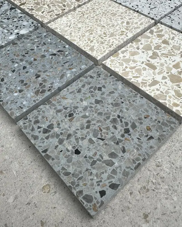product ydstone oem custom size artificial stone terrazzo multicolor interior decoration artificial terrazzo 18 mm thickness-2