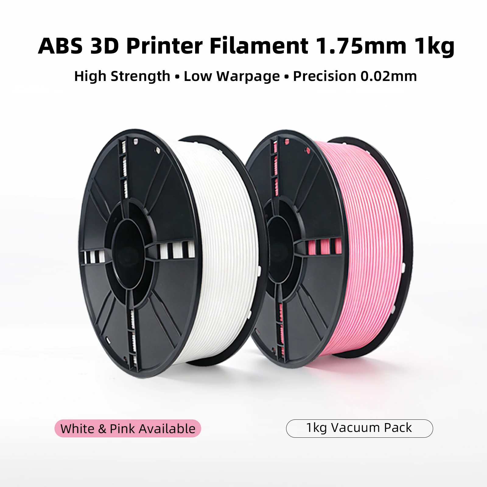 Newmars3dp ABS 3Dフィラメント UV耐候性・高靭性・高剛性・低ウォーピング・耐候性エンジニアリング用屋外FDM印刷向け