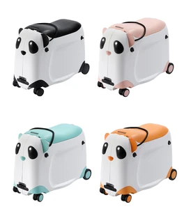 Waterproof Children Cute 21 Inch Luggage Case Custom Logo Trolley Suitcase With Wheels Cartoon Travel for Kids Unisex