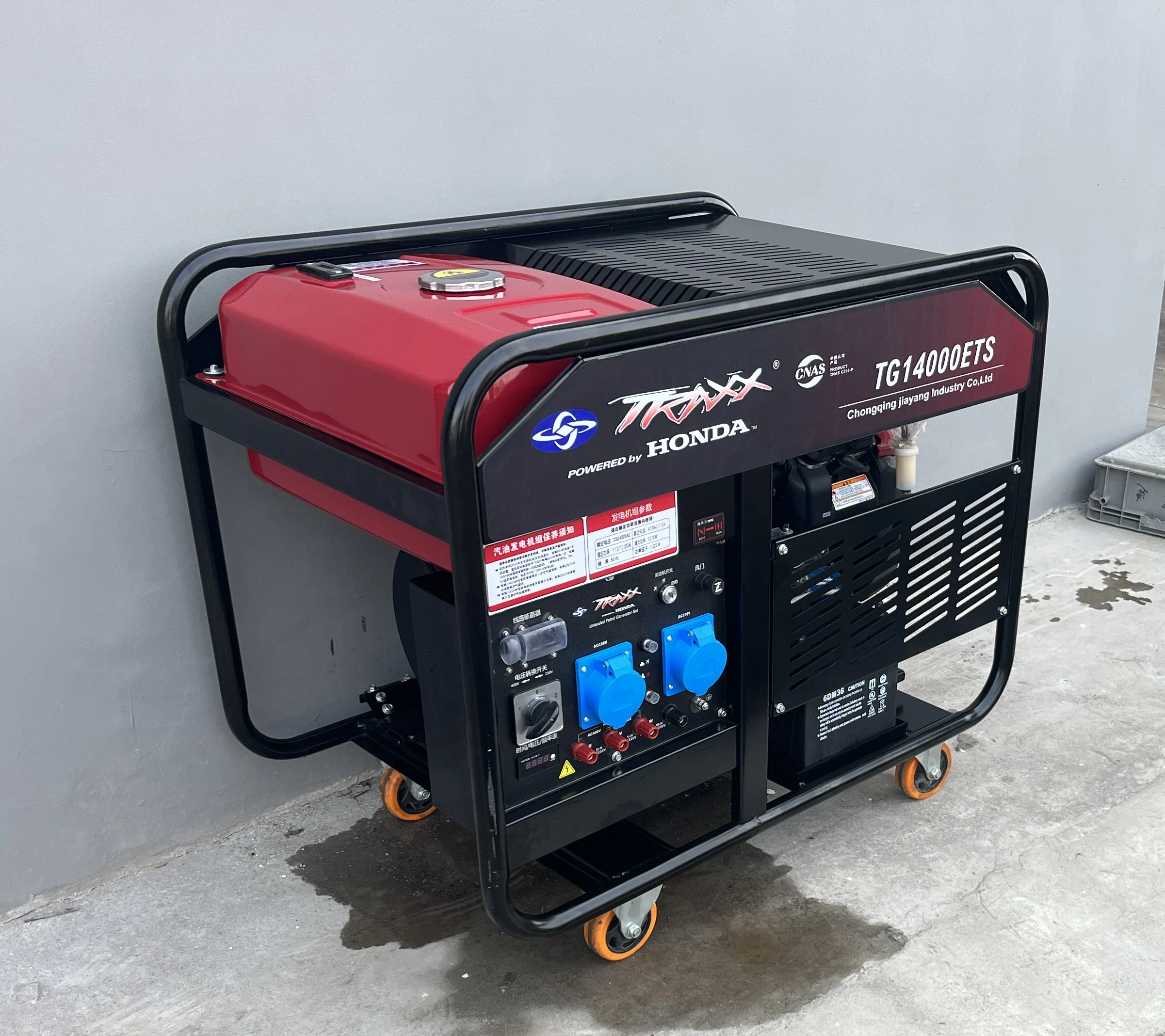 Honda GX690 搭載 ポータブル発電機 12000W 燃料タンク25L