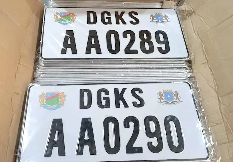 Print Emboss Letter Car Number Plate Custom Somalia Reflective Film Motorcycle License Plate for Pakistan Aluminum Plate Sign