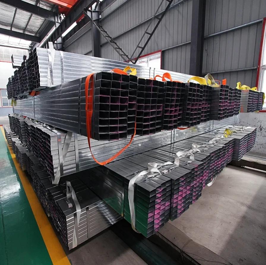 Factory direct sales of high-quality carbon steel square and rectangular tubes 40x80 and hot-rolled iron square and rectangular tubes 4 H94e51d61d4ec4f82bba20a86e80048bcZ