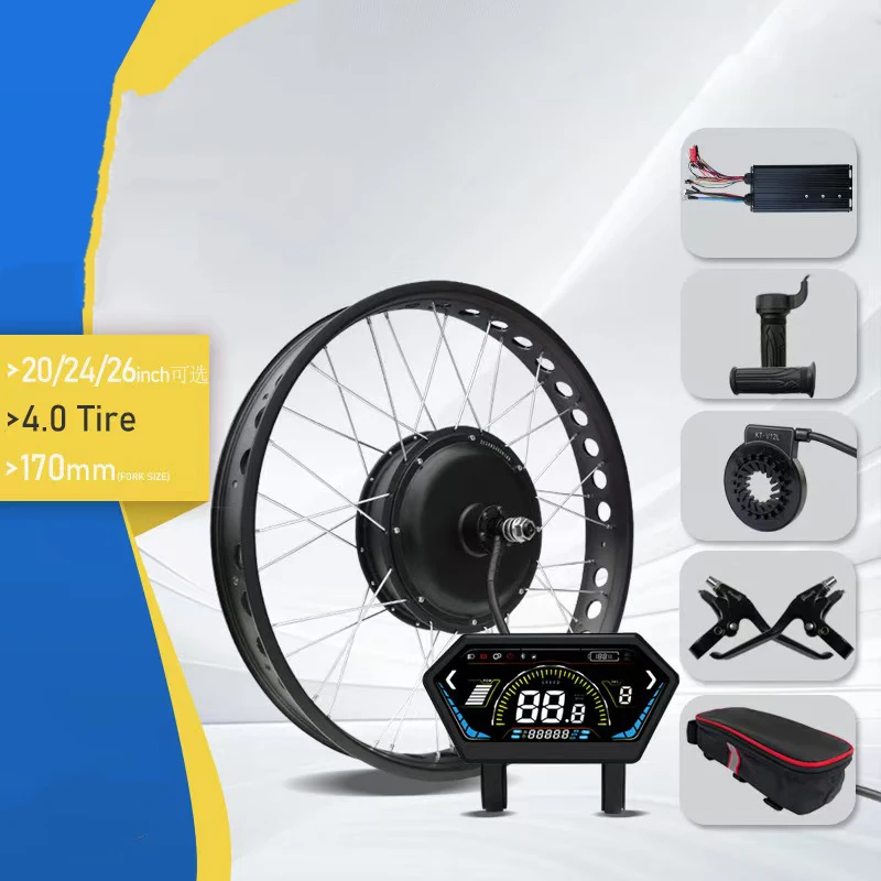 fast electric bicycle kit 2Fast 5000W Transform your bike with HPCs hub motor conversion kitlightweight Bike Motor Multiple Speed Bicycle