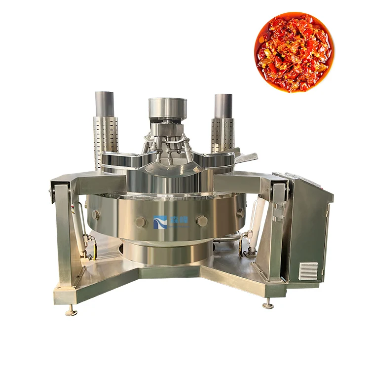 Factory Price Tomato Paste Cooking Making Machine Universal Cooking Mixer Machine for Onion Chili Pepper Shrimp Paste