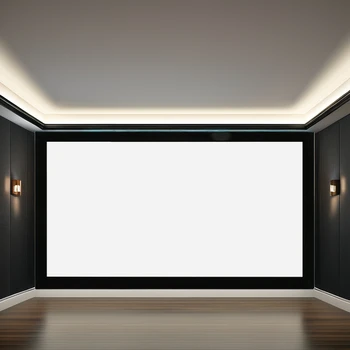 ZSMScreen150 Inches High Definition GS Series Projection Screen Soft White Big Screen for GS350 16:9 and 16:10 Aspect Ratios