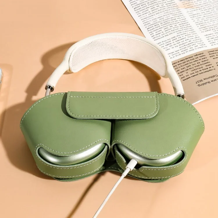 Защитный кожаный чехол для наушников