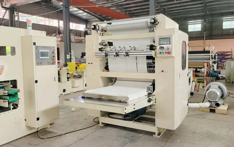 Automatic Interleaved Folding Facial Tissue Paper Machine