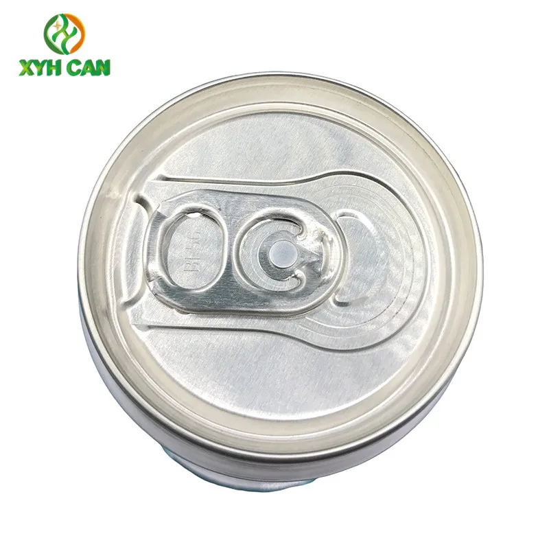 100ml Round Metal Tin Can Packaging for Alcohol Whisky Rum Gin Vodka Tequila Tea Coffee Beverage Wine Energy Drink Juice