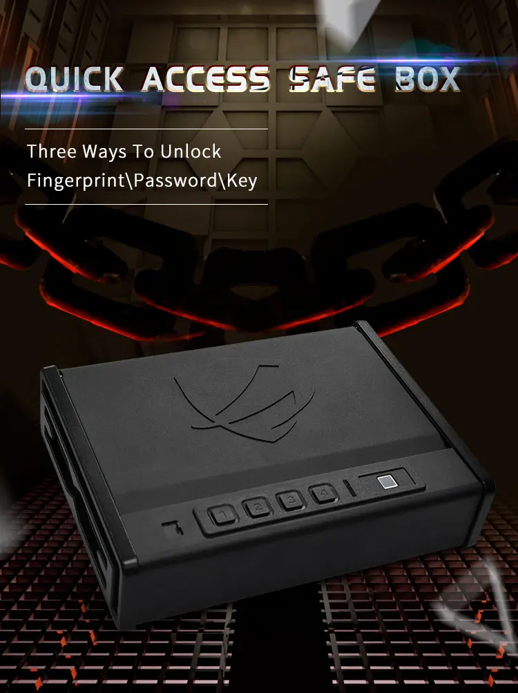 CEQSAFE China Portable Security Safe Box Combination Digital Safe Box Biometric Gun Safe details