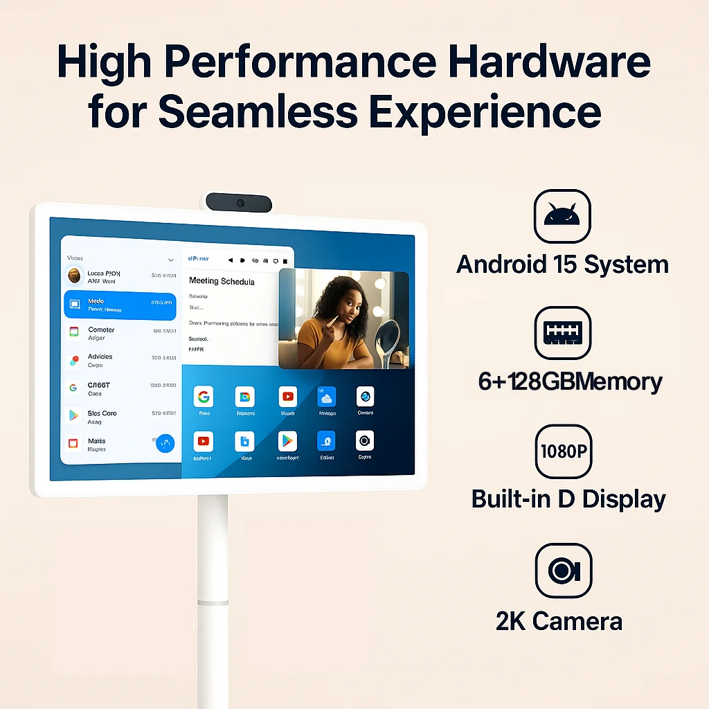 Factory Direct 32 Inch Portable Smart Television Rotatable Tablet PC with Battery All-in-One Android Display for Living Room
