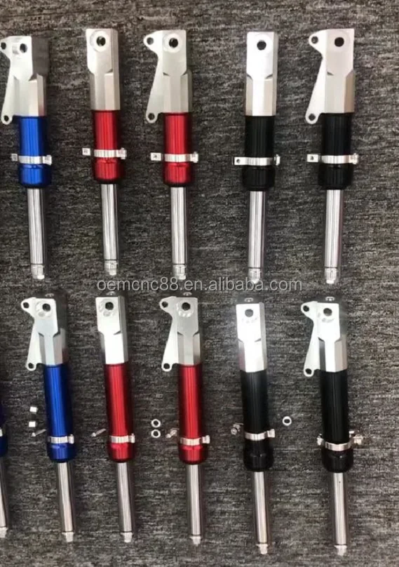 Cnc изготовленные на обработке 330 370 мм регулируемые передние амортизаторы подвески для