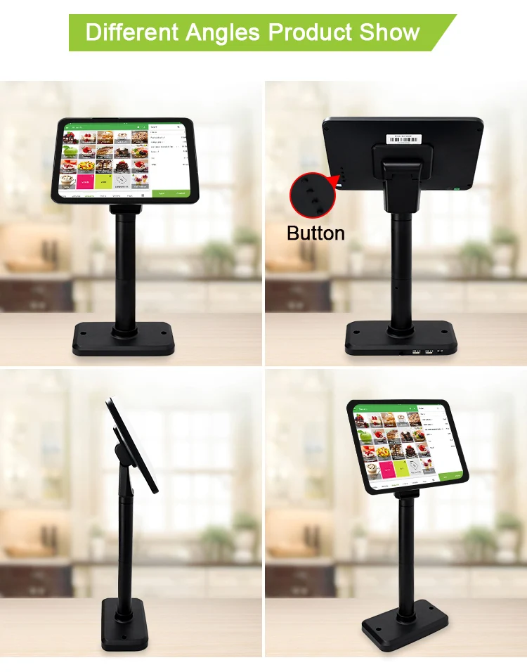 Customer Display PD-9700F POS System 2 Lines VFD POS Display with Capacitive Touch Screen Optional