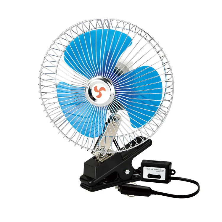 8 дюймов полу-герметичный из нержавеющей стали подключение к автомобильному прикуривателю Портативный 12v 24V воздушного охлаждения автомобиля воздушный вентилятор