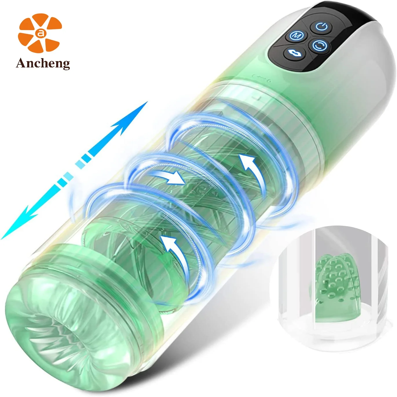 Hot Original Male Masturbator with Tongue Licking – 7 Rotating, Sucking,  Fully Waterproof Cup for Men's Pleasure Massage